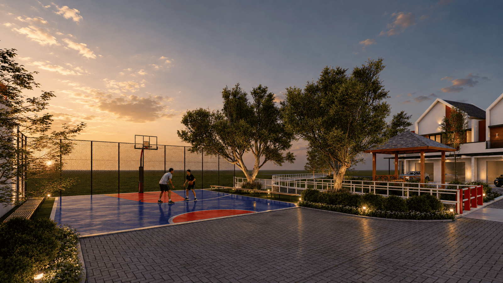 Basket ball area